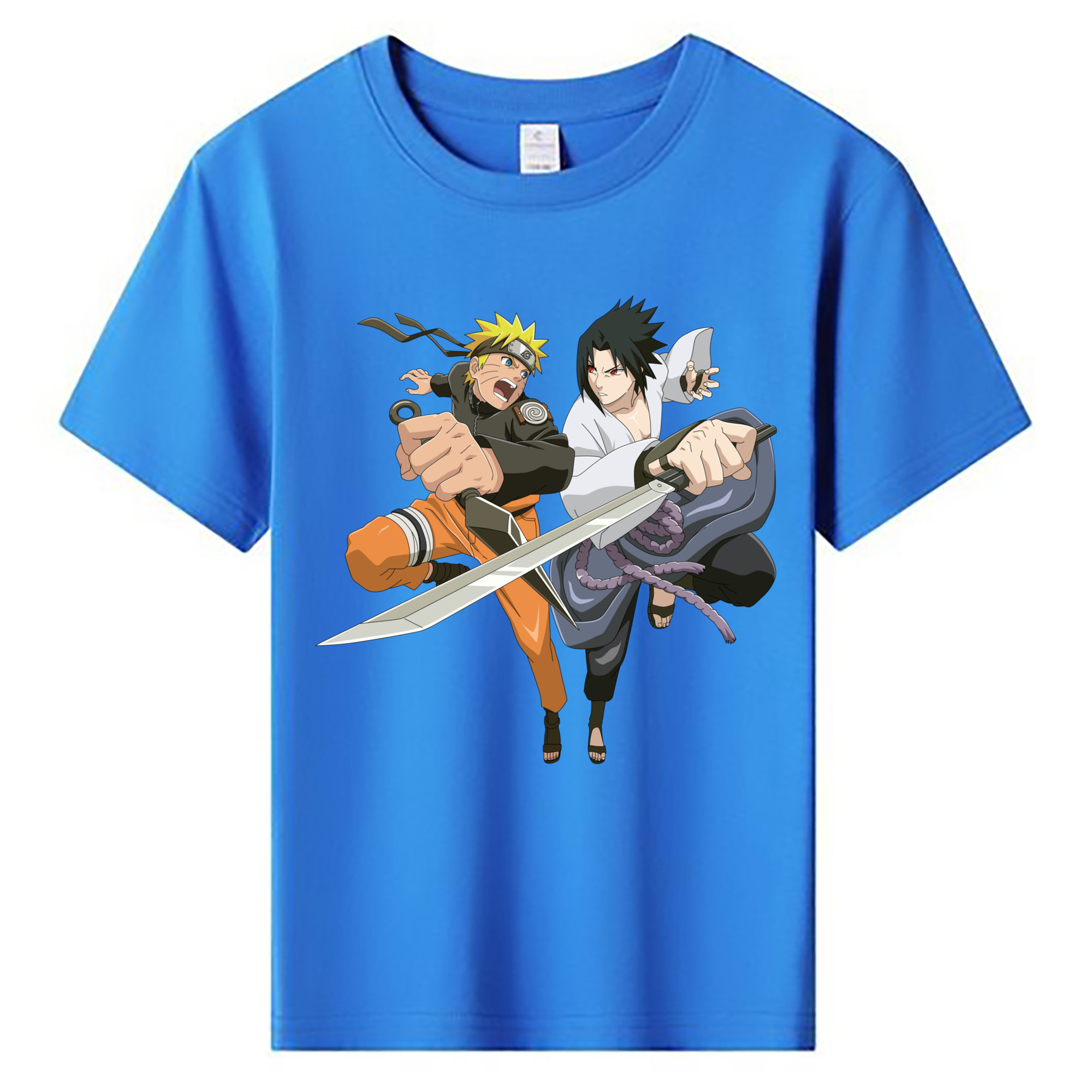 （画像用） NARUTO -ナルト- うずまき ナルト Uzumaki Naruto 綿100％キッズTシャツ（フロントプリント）